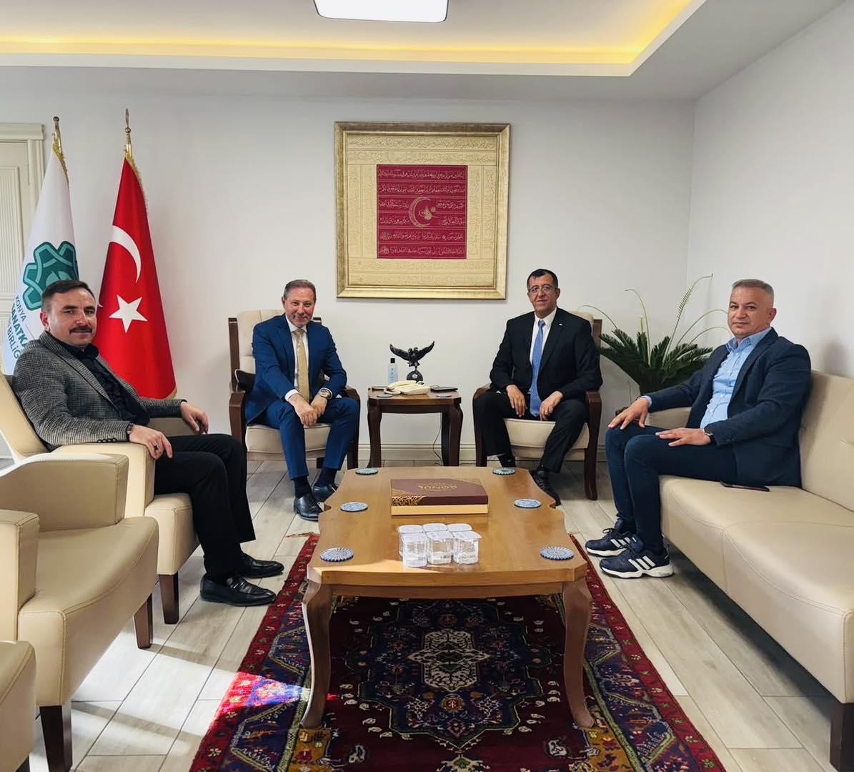 Konya İl Emniyet Müdür Yardımcısı Mustafa Erkan Subay’ın KONESOB'a ziyareti